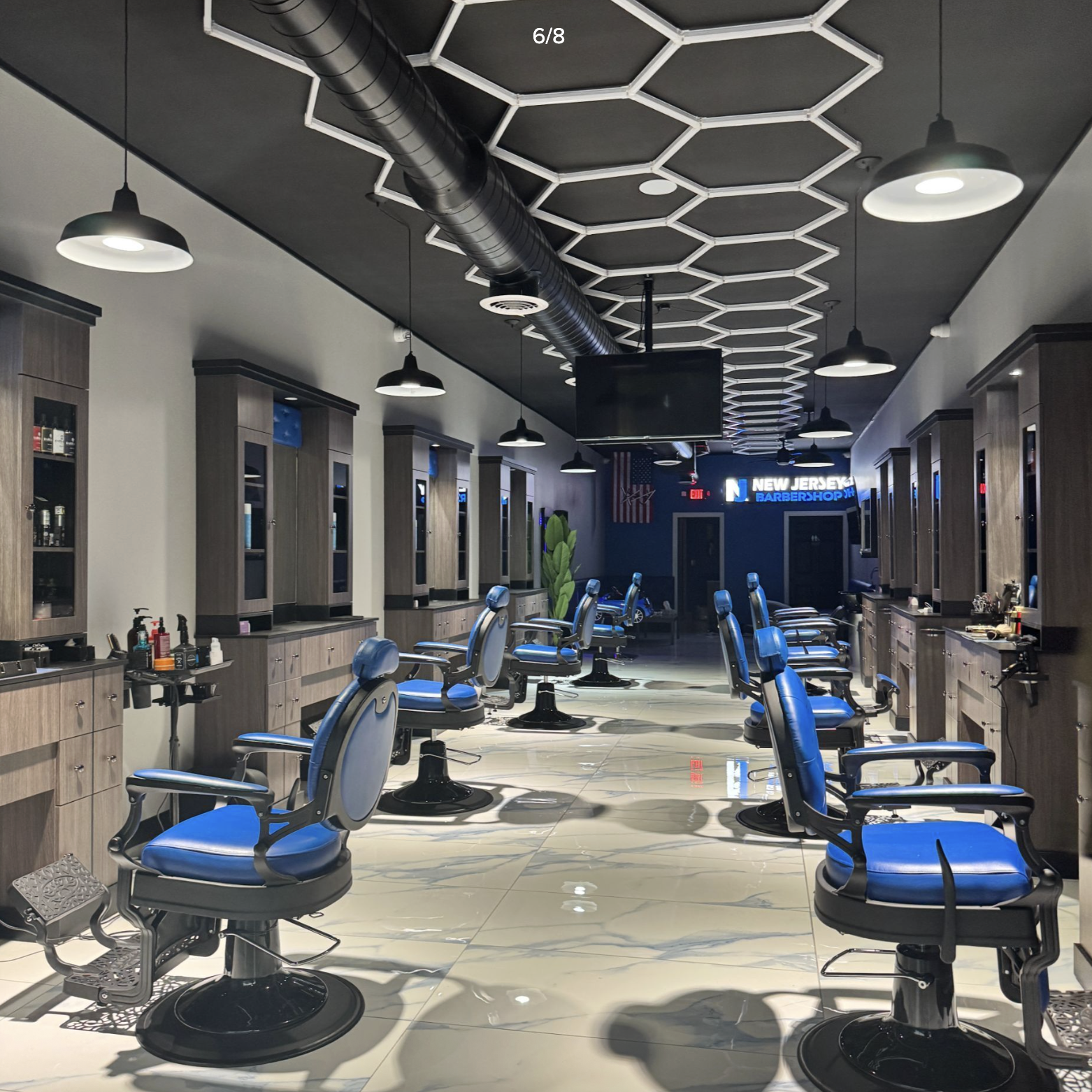 NJ Barbershop interior